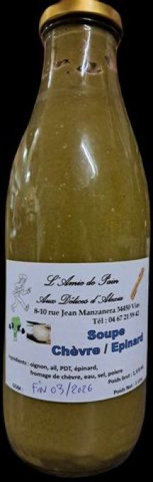 Soupe Chèvre Epinard
